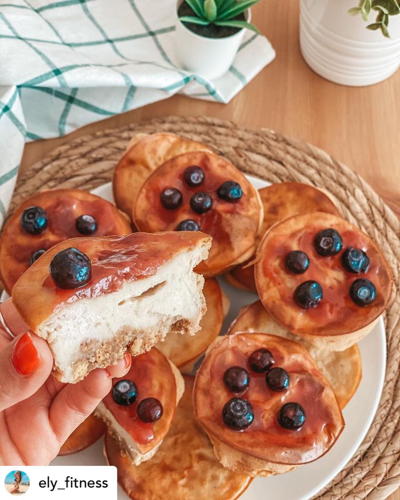 receta muffins cheesecake